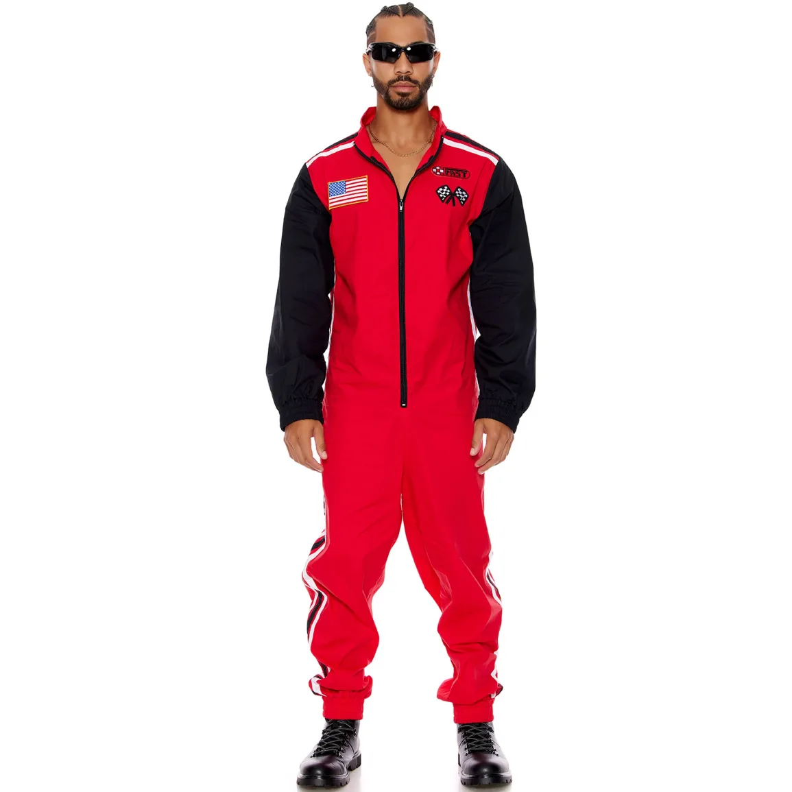 Halloween Men's Racing Suit Motorcycle Costume DS Lead Dance Uniform COS Clothes Hot Dance Cheerleading Performance Outfit
Halloween Men's Racing Suit Motorcycle Costume DS Lead Dance Uniform COS Clothes Hot Dance Cheerleading Performance Outfit