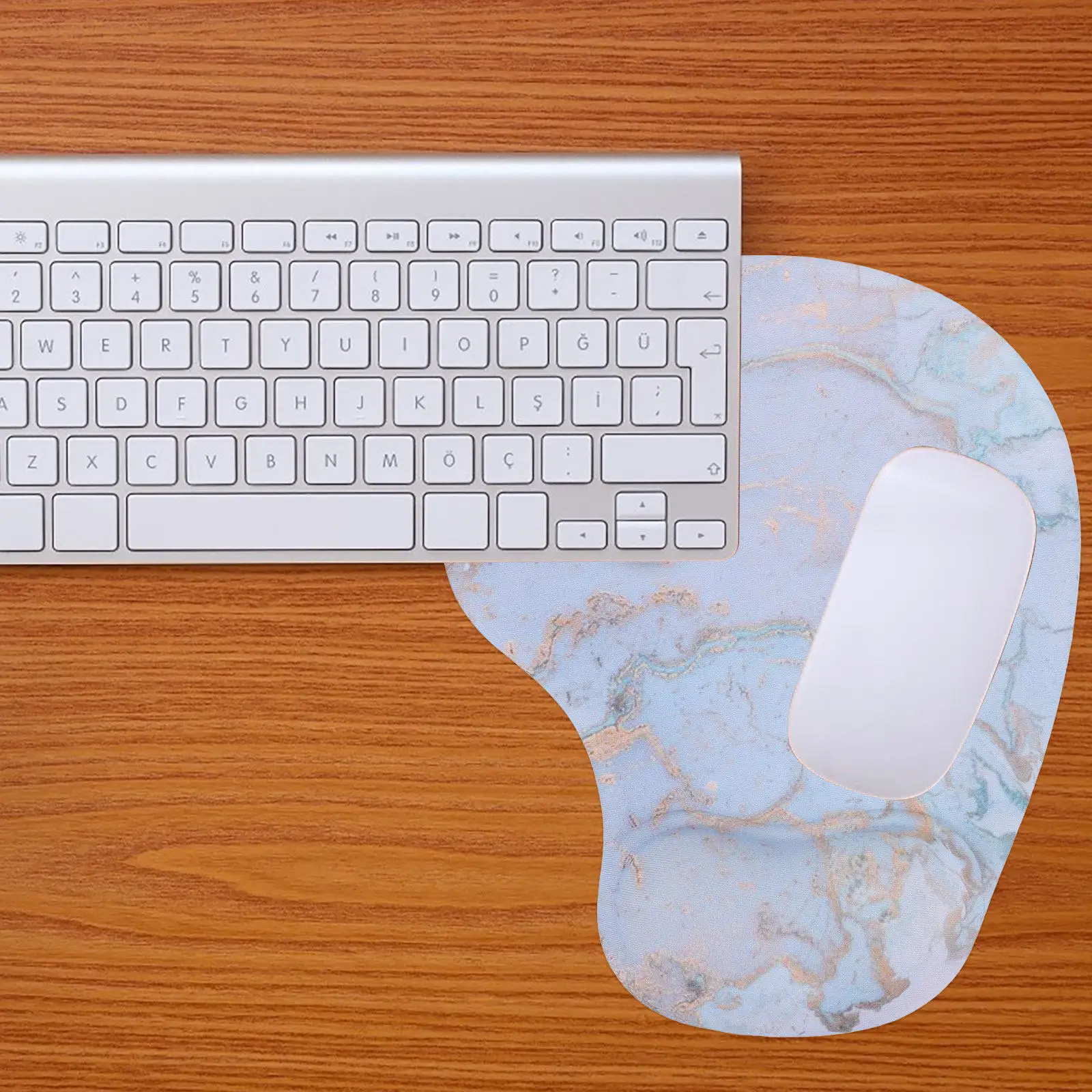Ergonomic Mouse Pad with Memory Foam Wrist Rest Non-Slip Rubber Base for Office Home Laptop Desktop Computer Use Marble Design
Ergonomic Mouse Pad with Memory Foam Wrist Rest Non-Slip Rubber Base for Office Home Laptop Desktop Computer Use Marble Design