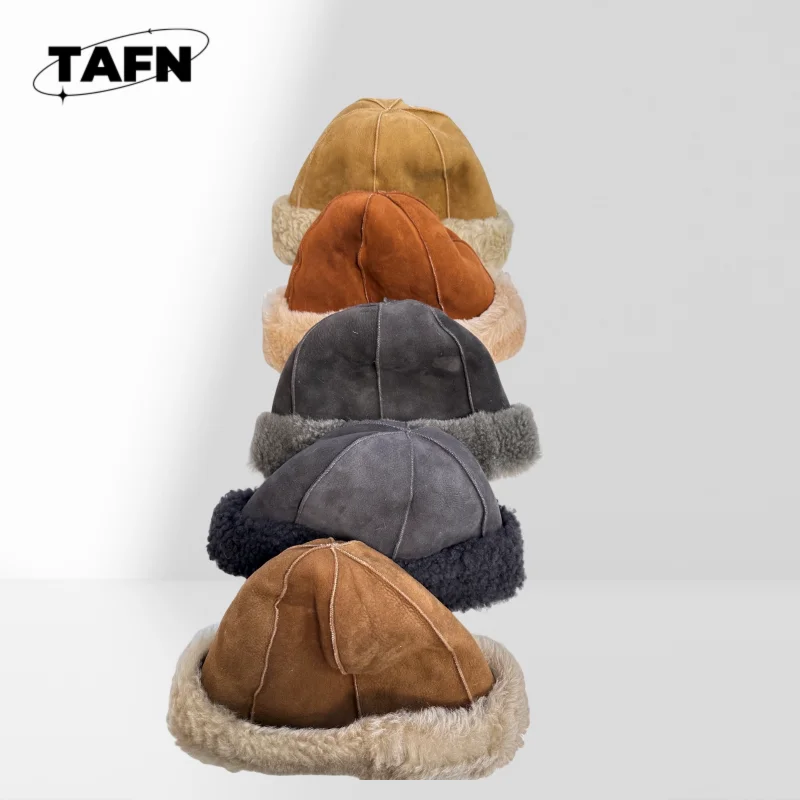 Меховая шапка выглядит хорошая универсальная изящная мягкая и удобная на осень и зиму для наслоения зимой AI1535