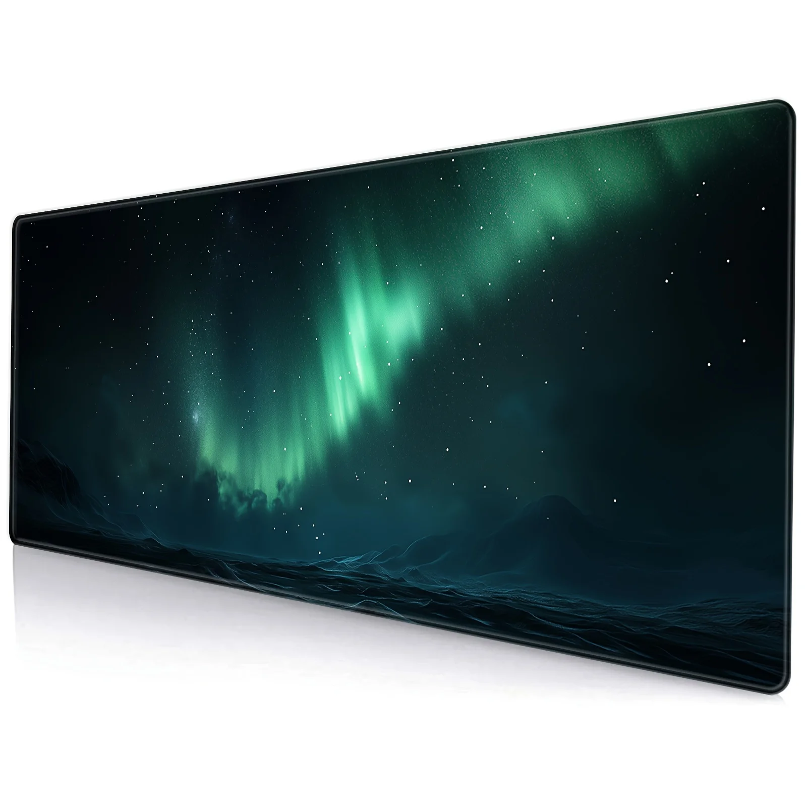 XXL Green Northern Lights Mouse Pads, Gaming Accessories, Rubber Non-Slip Table Pad, Great for Office Desk and Computer Keyboard 
XXL Green Northern Lights Mouse Pads, Gaming Accessories, Rubber Non-Slip Table Pad, Great for Office Desk and Computer Keyboard