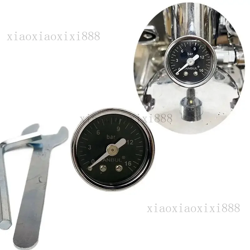 For Italy E61 semi-automatic coffee machine boiling water head pressure gauge accessories
For Italy E61 semi-automatic coffee machine boiling water head pressure gauge accessories