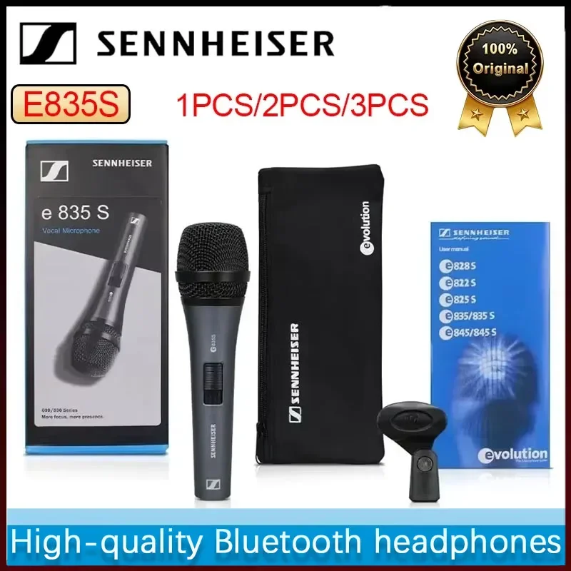 Профессиональный оригинальный динамический микрофон Sennheiser E835S с петличной диаграммой направленности, проводной, для вокала, ручной, для сцены и пения
Профессиональный оригинальный динамический микрофон Sennheiser E835S с петличной диаграммой направленности, проводной, для вокала, ручной, для сцены и пения