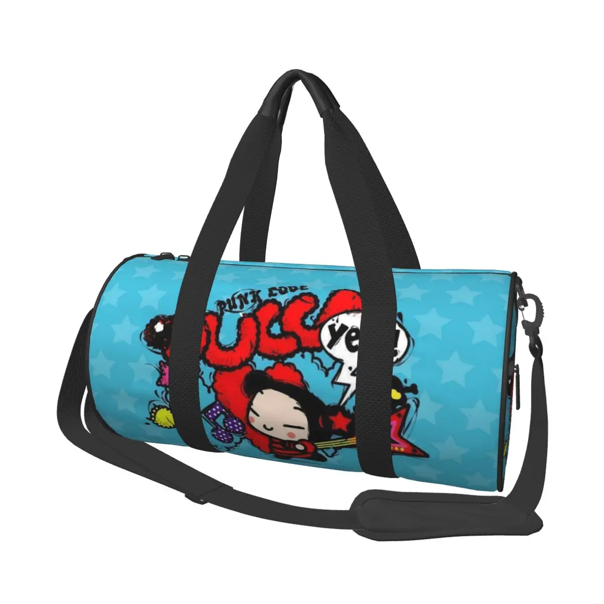 Round Large Capacity Travel Duffel Bag P-Pucca Male Female Large-Capacity Hand Luggage Sports Fitness Bag
Round Large Capacity Travel Duffel Bag P-Pucca Male Female Large-Capacity Hand Luggage Sports Fitness Bag