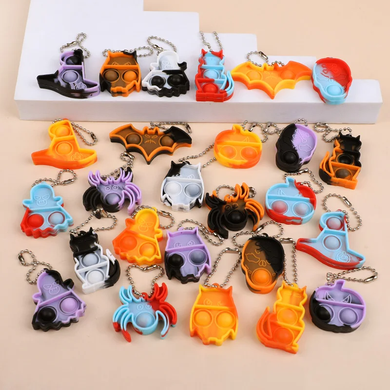 10/20Pcs Halloween Pop Keychain Ghost Pumpkin Anti Stress Fidget Toy for Kids Halloween Birthday Party Favors Pinata Filler Gift
10/20Pcs Halloween Pop Keychain Ghost Pumpkin Anti Stress Fidget Toy for Kids Halloween Birthday Party Favors Pinata Filler Gift