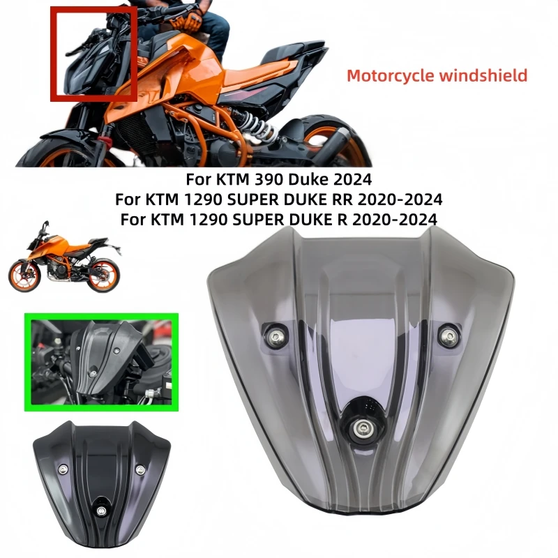 Motorcycle windshield front fairing front wind panel for KTM 1290 Super 1290R 1290 R 1290RR 390 Duke 2020 2021 2022 2023 2024
Motorcycle windshield front fairing front wind panel for KTM 1290 Super 1290R 1290 R 1290RR 390 Duke 2020 2021 2022 2023 2024