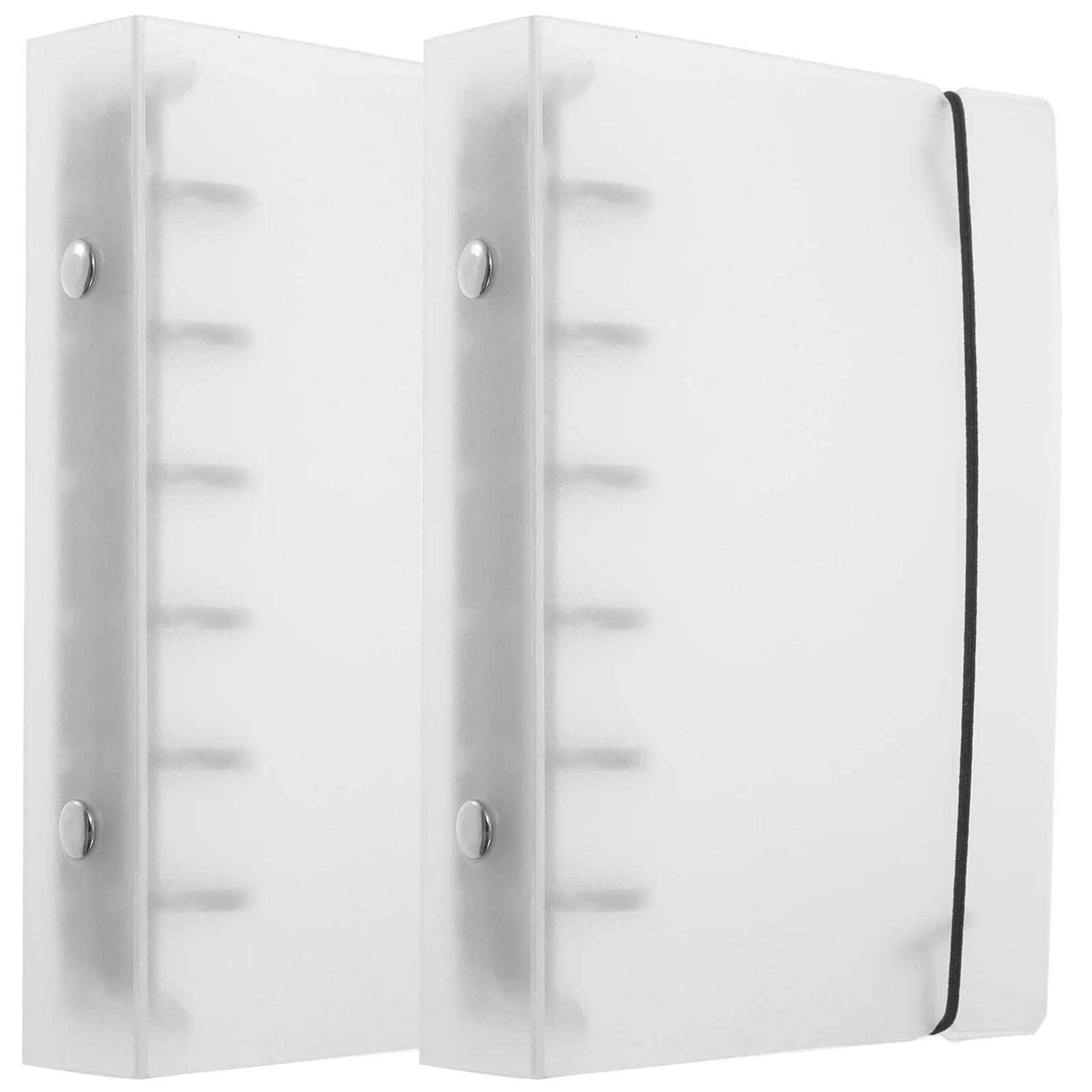 2pcs A5 6-Hole Plastic Binder Clear PP Notebook Folder Office Supplies Kawaii Planner Storage Loose Leaf Organizer
2pcs A5 6-Hole Plastic Binder Clear PP Notebook Folder Office Supplies Kawaii Planner Storage Loose Leaf Organizer