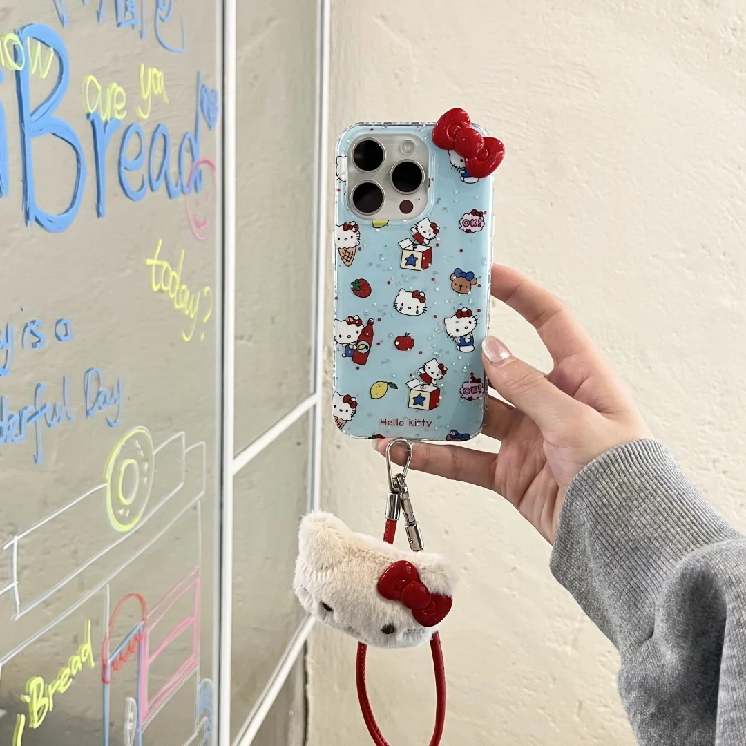 、Red Bow Hello Kitty head Plush KT Doll Lanyard Phone Case For iPhone 16 15 14 13 12 Pro Max Fashion Star Shining Cover
、Red Bow Hello Kitty head Plush KT Doll Lanyard Phone Case For iPhone 16 15 14 13 12 Pro Max Fashion Star Shining Cover