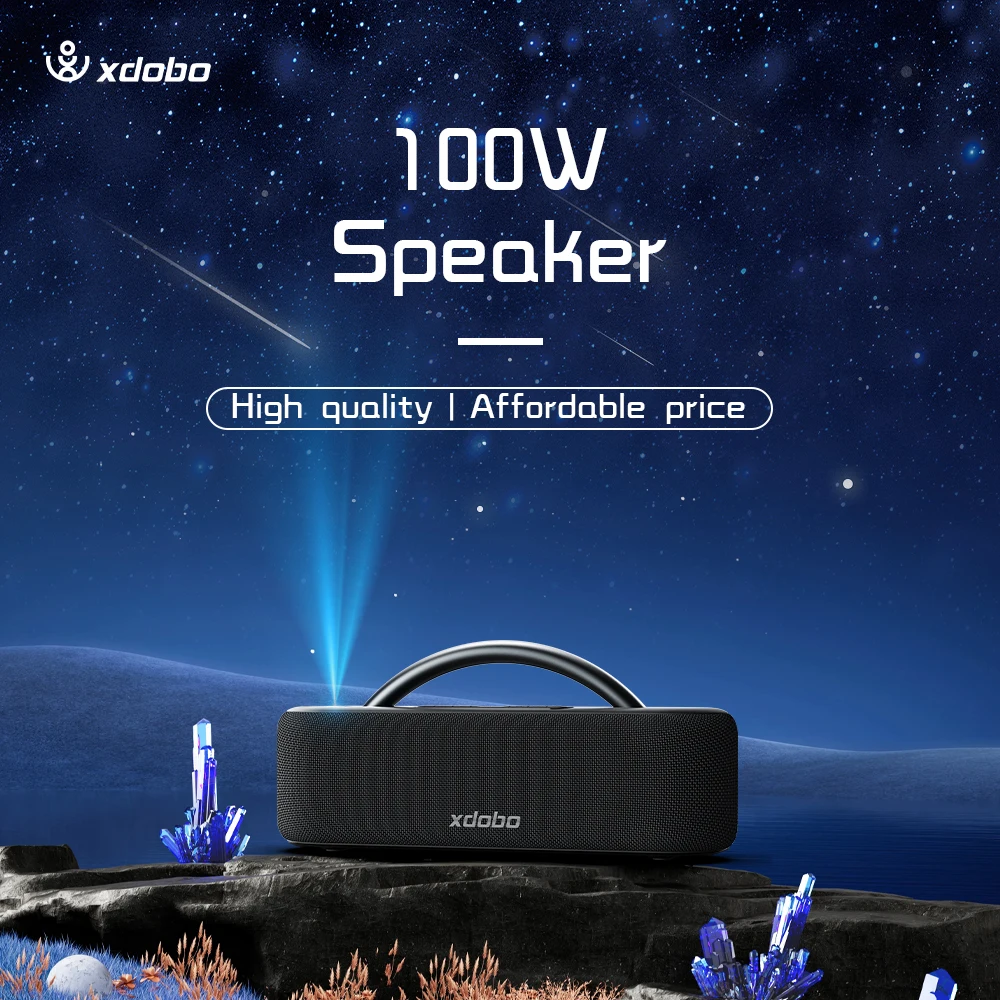Xdobo 100W RGB Starry Laser Light Waterproof Portable Wireless Home Theater Camping Blue Tooth Boombox Soundbar Speakers
Xdobo 100W RGB Starry Laser Light Waterproof Portable Wireless Home Theater Camping Blue Tooth Boombox Soundbar Speakers