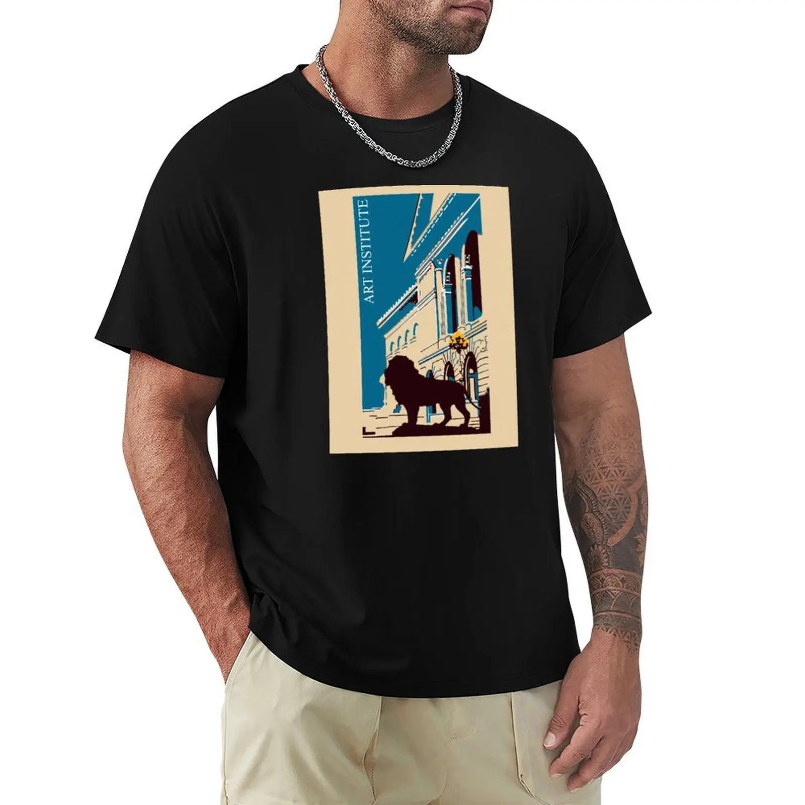 Art institute Chicago retro T-shirt anime boys animal print mens champion t shirts
Art institute Chicago retro T-shirt anime boys animal print mens champion t shirts