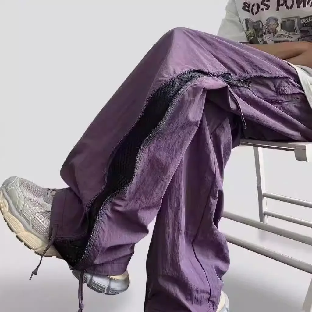 Men's Outdoor Casual Pants Qui Dry Cargo Trousers Summer Function Side Zipper Straight Leg Long Pants Polyester Fiber
Men's Outdoor Casual Pants Qui Dry Cargo Trousers Summer Function Side Zipper Straight Leg Long Pants Polyester Fiber