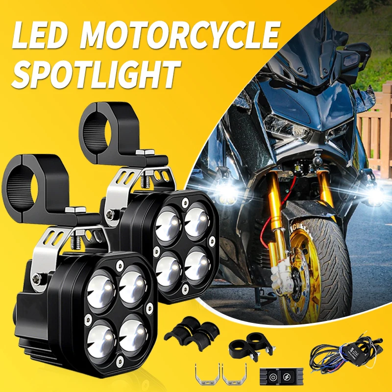 1 Set Motorcycle LED Spotlight Headlight For YAMAHA X MAX XMAX X-MAX 125 300 250 400 2018-2021 Super Bright LED Auto Fog Lamps
1 Set Motorcycle LED Spotlight Headlight For YAMAHA X MAX XMAX X-MAX 125 300 250 400 2018-2021 Super Bright LED Auto Fog Lamps