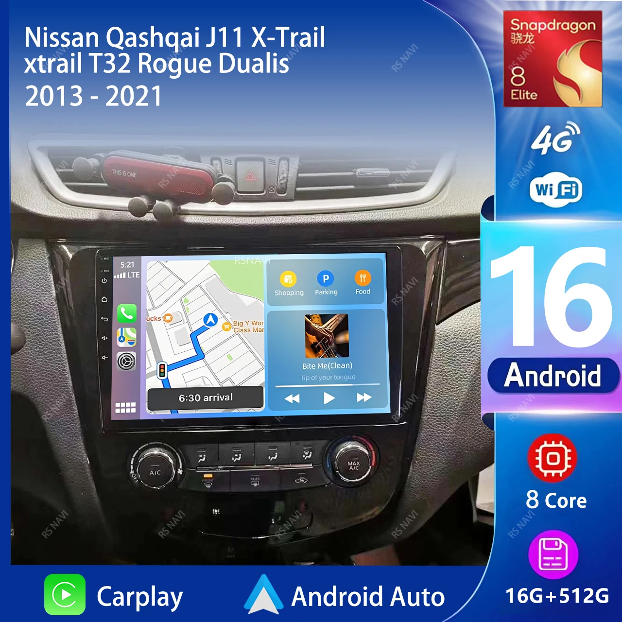 Qualcomm Android 16 Carplay Car Radio Multimedia For Nissan Qashqai J11 X-Trail xtrail T32 Rogue Dualis 2013- 2021 Stereo 2din
Qualcomm Android 16 Carplay Car Radio Multimedia For Nissan Qashqai J11 X-Trail xtrail T32 Rogue Dualis 2013- 2021 Stereo 2din