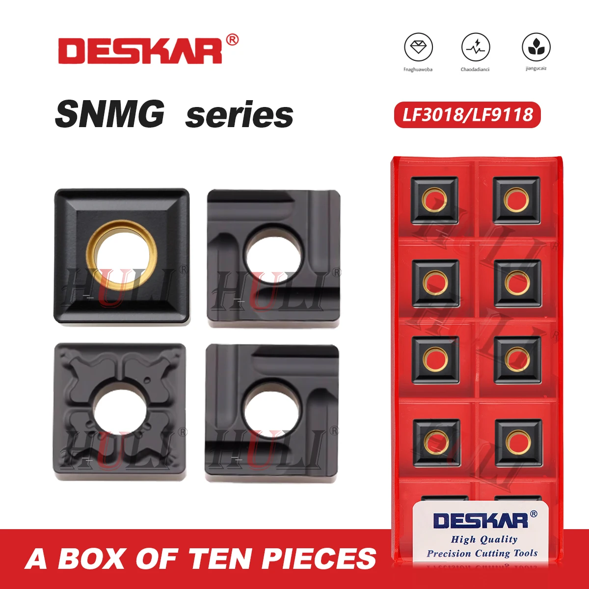 DESKAR CNC lathe machining center SNMG series SNMG120404/120408 LF3018 SNMG120408-TM/120408R-S/120408L-S LF9118 Cutting Tools Bl
DESKAR CNC lathe machining center SNMG series SNMG120404/120408 LF3018 SNMG120408-TM/120408R-S/120408L-S LF9118 Cutting Tools Bl