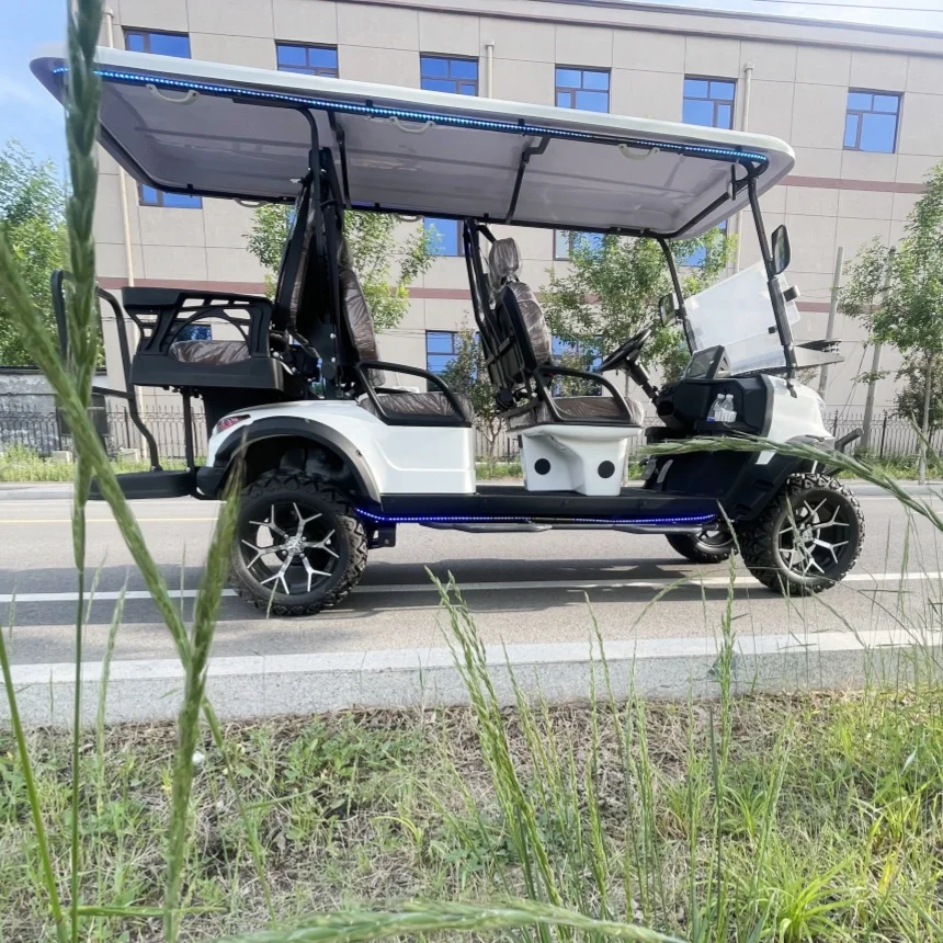 The Super Luxury Low Price Good Quality 6 Seater Lifted Double Wishbone Independent Suspension Electric Golf Cart Rapid Delivery
The Super Luxury Low Price Good Quality 6 Seater Lifted Double Wishbone Independent Suspension Electric Golf Cart Rapid Delivery