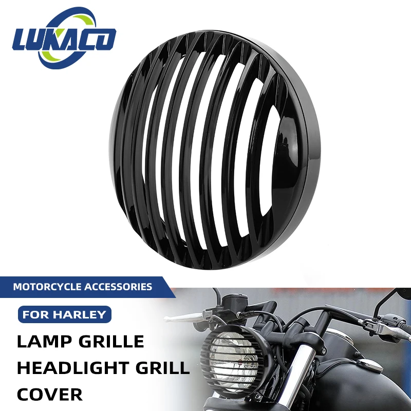 Black Motorcycle Accessories 5 3/4" ABS Headlight Grill Cover Lamp Grille For Harley Sportster XL883 XL1200 XL1200X X48 2004-Up
Black Motorcycle Accessories 5 3/4" ABS Headlight Grill Cover Lamp Grille For Harley Sportster XL883 XL1200 XL1200X X48 2004-Up