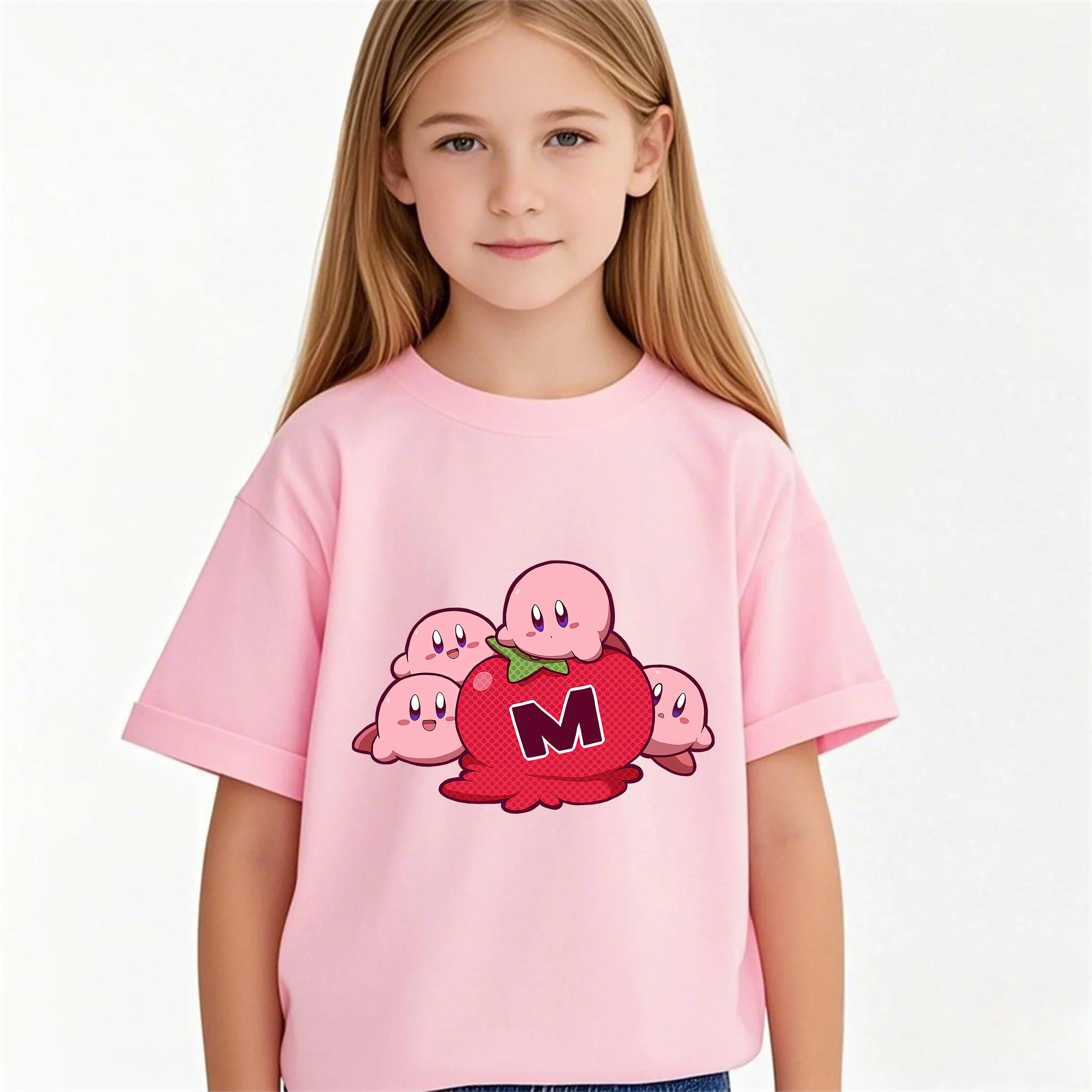 2D Kirby Cute Trend Cartoon 2026 Summer Short Sleeve Casual Hot Sale Daily Tees
2D Kirby Cute Trend Cartoon 2026 Summer Short Sleeve Casual Hot Sale Daily Tees