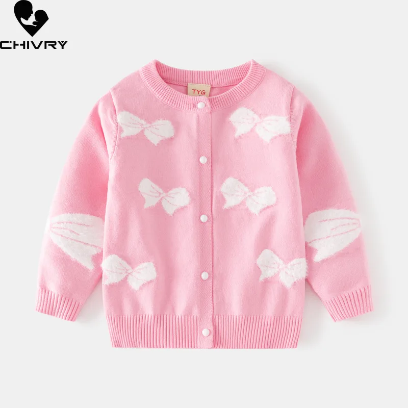 New Autumn Winter Baby Girls Cardigan Sweater Kids Cartoon Bowknot Jacquard Knitted Cardigans Sweaters Coat Children's Clothing
New Autumn Winter Baby Girls Cardigan Sweater Kids Cartoon Bowknot Jacquard Knitted Cardigans Sweaters Coat Children's Clothing