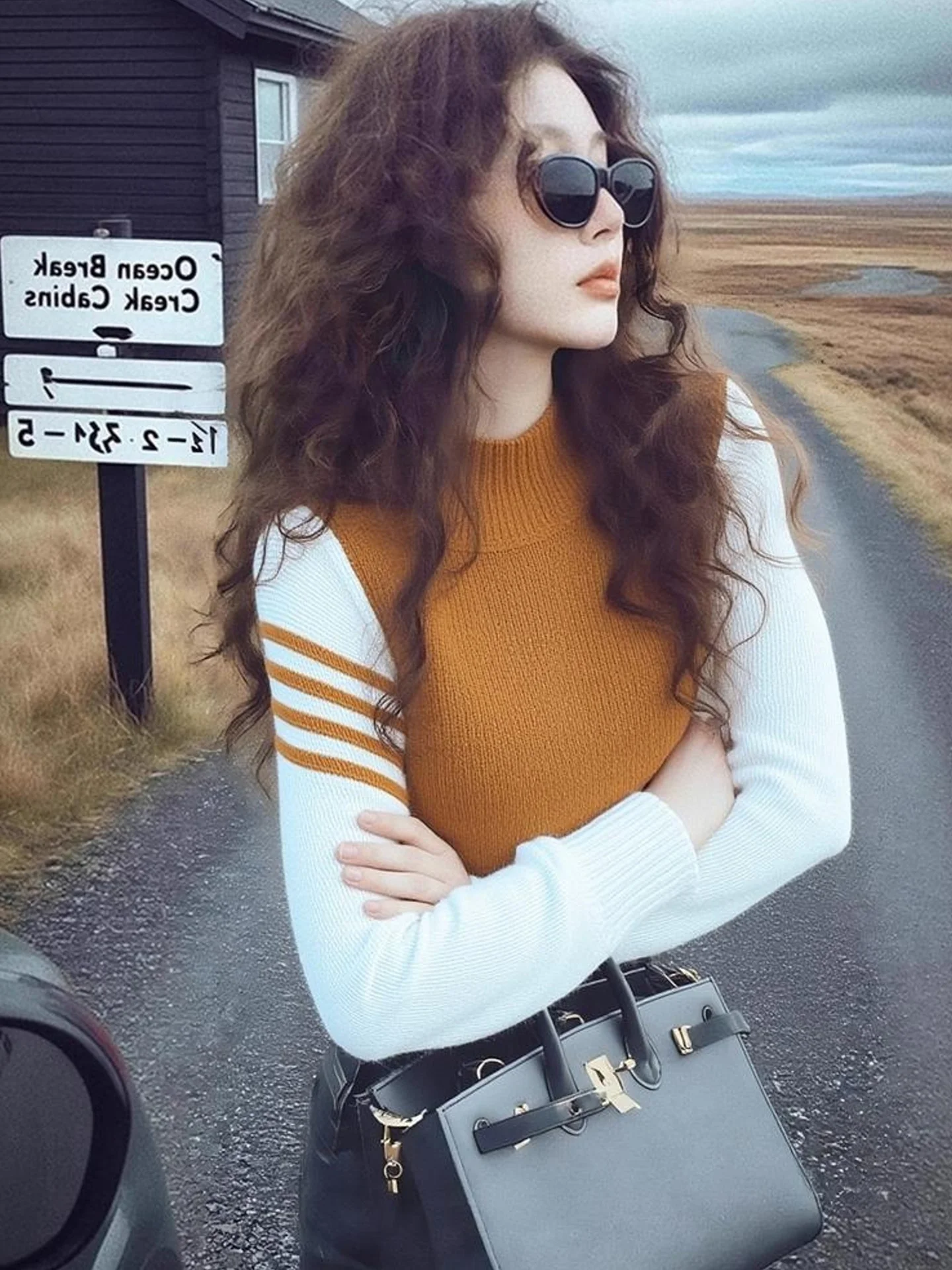 Шикарный контрастный цвет, длинный све, приталенный трикотаж, зимняя теплая модная женская одежда, вязаный свитер Sli
Шикарный контрастный цвет, длинный све, приталенный трикотаж, зимняя теплая модная женская одежда, вязаный свитер Sli