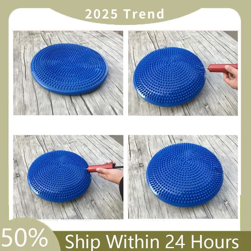 A35F New Yoga Balls Massage Pad Inflatable Balance Cushion Disc Mat Fitness Exercise Training Ball Rehabilitation Pad
A35F New Yoga Balls Massage Pad Inflatable Balance Cushion Disc Mat Fitness Exercise Training Ball Rehabilitation Pad