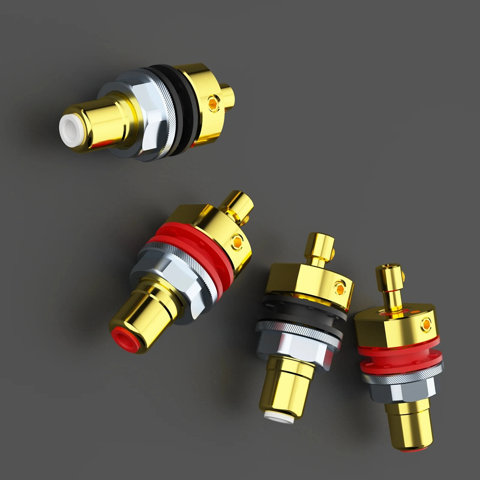 Monosaudio Pure Copper RCA Socket C406 Speaker Terminals Gold/Rhodium Plated Copper RCA Audio Jack PCB Mounting RCA Sockets
Monosaudio Pure Copper RCA Socket C406 Speaker Terminals Gold/Rhodium Plated Copper RCA Audio Jack PCB Mounting RCA Sockets