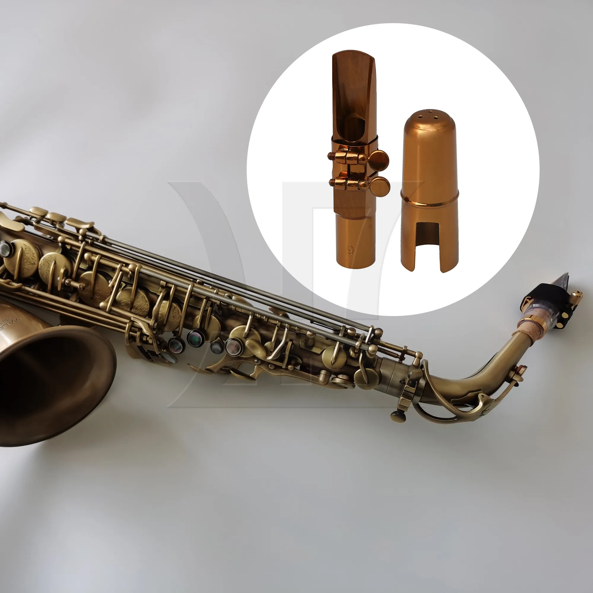 Yibuy 9# Tenor B-Flat Saxophone Mouthpiece Set, Easy To Install And Disassemble For Musicians, With 2.5 Saxophone Reeds
Yibuy 9# Tenor B-Flat Saxophone Mouthpiece Set, Easy To Install And Disassemble For Musicians, With 2.5 Saxophone Reeds