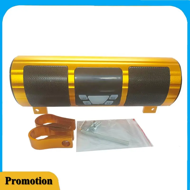 Portable Motorcycle Stereo Speaker Host Handlebar Motorcycle MP3 Bluetooth Music FM Radio Waterproof Motorbike Audio Stereo
Portable Motorcycle Stereo Speaker Host Handlebar Motorcycle MP3 Bluetooth Music FM Radio Waterproof Motorbike Audio Stereo