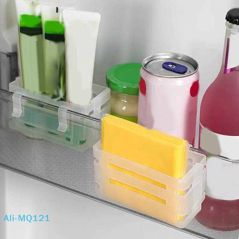 【M】Refrigerator Side Door Telescopic Storage Box Cheese Slices Organize Case Snap Type Seasoning Bag Sorting Box Storage Rack
【M】Refrigerator Side Door Telescopic Storage Box Cheese Slices Organize Case Snap Type Seasoning Bag Sorting Box Storage Rack