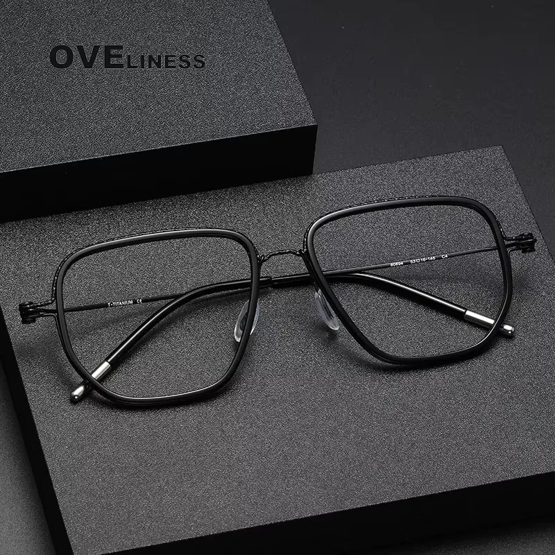 Ultra Light Titanium Glasses Frame Men Square Transparent Eyeglasses frames Women 2025 Luxury Brand Eyewear spectacles
Ultra Light Titanium Glasses Frame Men Square Transparent Eyeglasses frames Women 2025 Luxury Brand Eyewear spectacles
