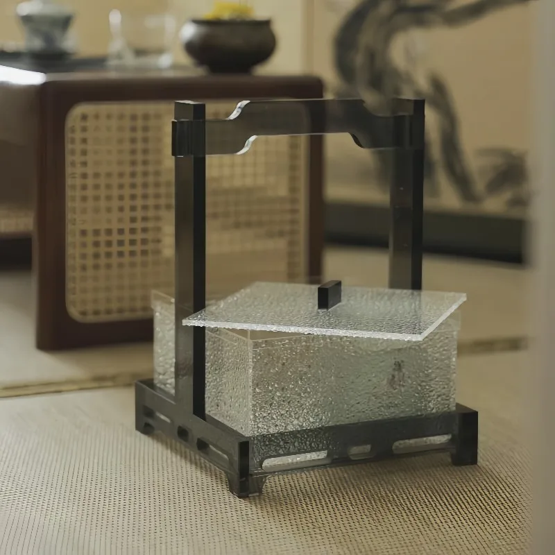 Ice Crack Acrylic Fruit Plate Handheld Dried Fruit Box Chinese Style Tea Set Organizer Decorative Desktop Snack Display Decor
Ice Crack Acrylic Fruit Plate Handheld Dried Fruit Box Chinese Style Tea Set Organizer Decorative Desktop Snack Display Decor