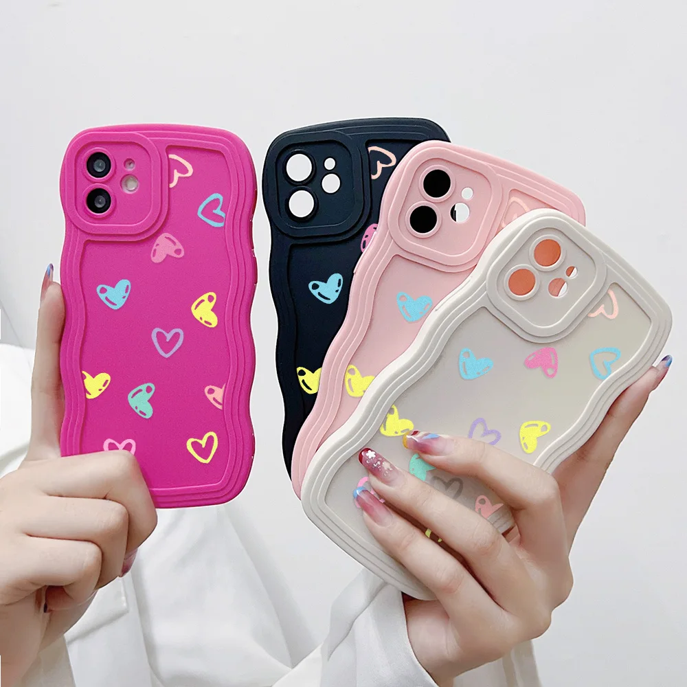 Love Heart Phone Case for iPhone 15 Pro Case iPhone 11 13 12 14 Pro Max XR XS X 7 8 Plus SE 2020 Soft Wave Lens Protection Cover
Love Heart Phone Case for iPhone 15 Pro Case iPhone 11 13 12 14 Pro Max XR XS X 7 8 Plus SE 2020 Soft Wave Lens Protection Cover