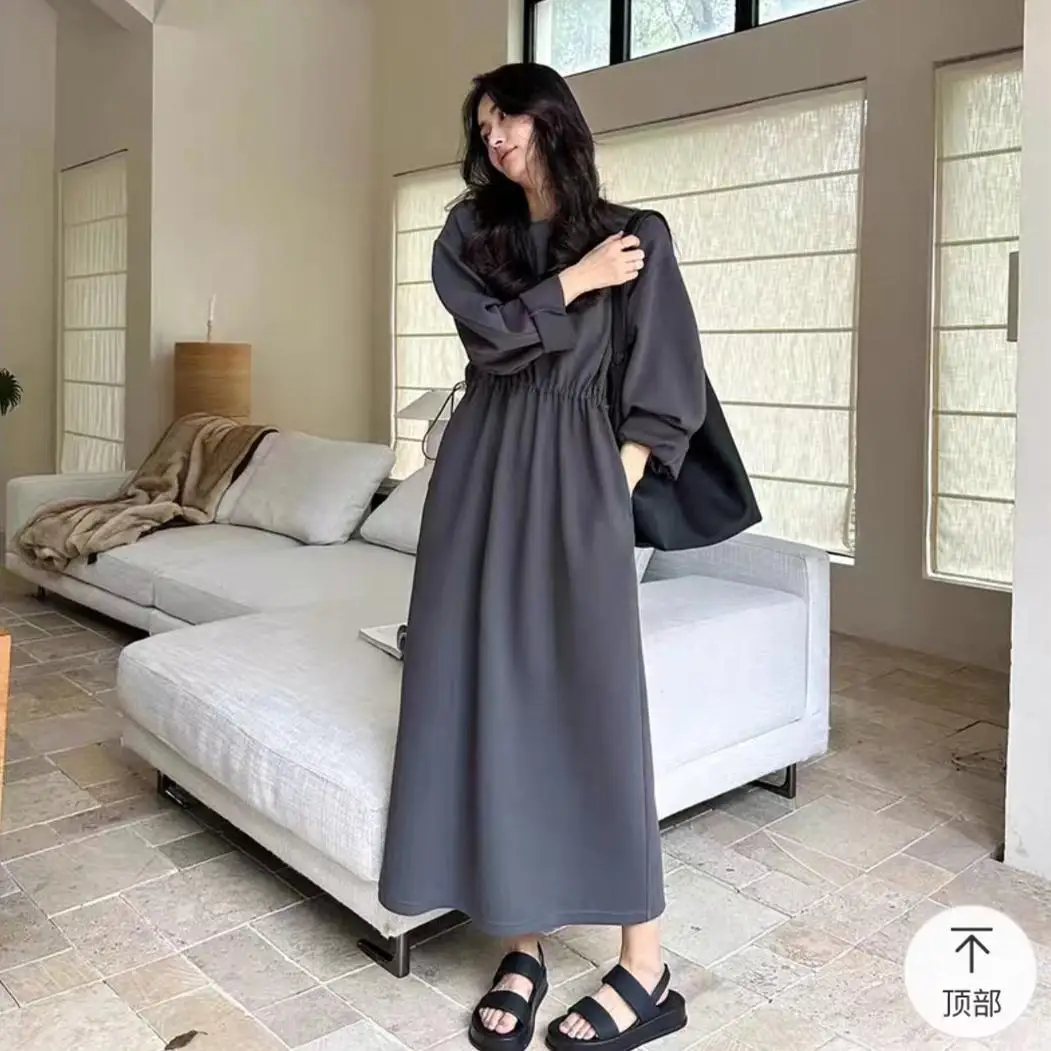 SuperAen Autumn and Winter New Korean Loose Oversize High Waist Long Sleeve Sweatshirt Dress Women's Casual Dress
SuperAen Autumn and Winter New Korean Loose Oversize High Waist Long Sleeve Sweatshirt Dress Women's Casual Dress