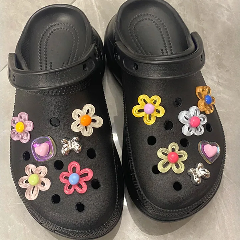 12PCS Fashion Shoe Charms Set Accessories Hole Shoe Buckle Colored Hollowed-out Flower Resin DIY Shoes Decorations for Bogg Bag
12PCS Fashion Shoe Charms Set Accessories Hole Shoe Buckle Colored Hollowed-out Flower Resin DIY Shoes Decorations for Bogg Bag