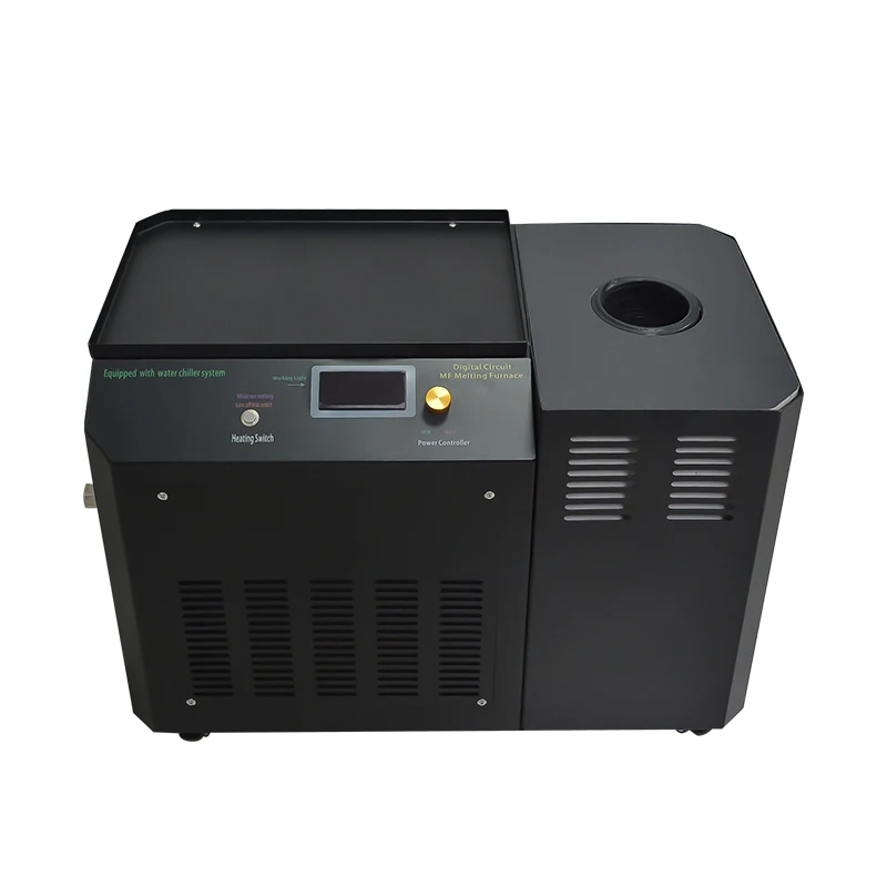 Mini Gold Furnace for Sale Induction Melter Melting Silver Copper Metal With Water Chiller Built in Copper Smelting Achine
Mini Gold Furnace for Sale Induction Melter Melting Silver Copper Metal With Water Chiller Built in Copper Smelting Achine