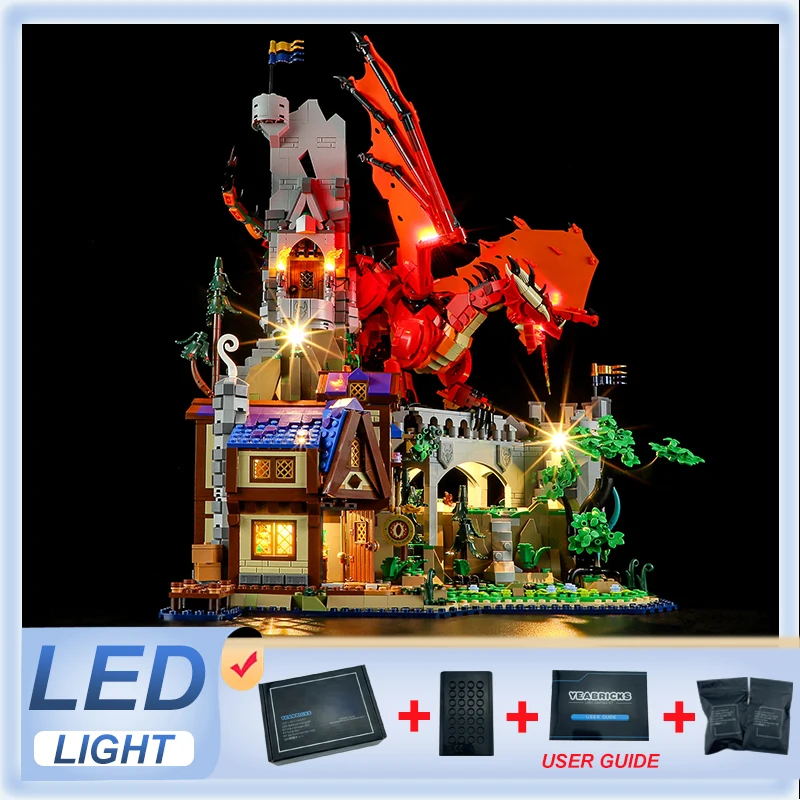 Комплект светодиодных фонарей своими руками для LEGO 213448, сказка красного дракона (только светодиодный светильник, без модели блоков)
Комплект светодиодных фонарей своими руками для LEGO 213448, сказка красного дракона (только светодиодный светильник, без модели блоков)