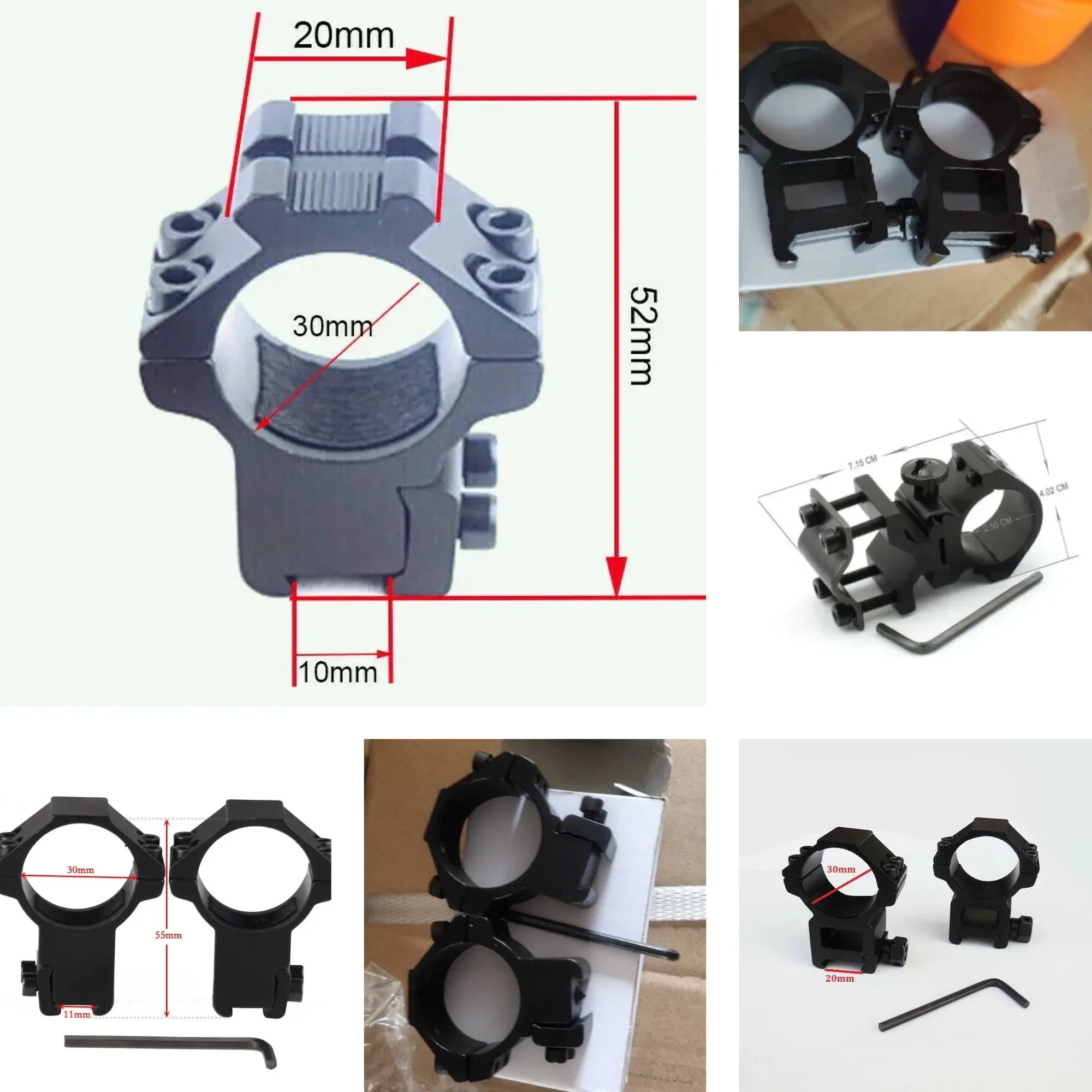 2PC Hunting Rifle Scope Mount Ring for Dia 25.4mm 30mm Tube Scopes 11mm 22mm Dovetail Picatinny Rail Tactical Flashlight Mount
2PC Hunting Rifle Scope Mount Ring for Dia 25.4mm 30mm Tube Scopes 11mm 22mm Dovetail Picatinny Rail Tactical Flashlight Mount
