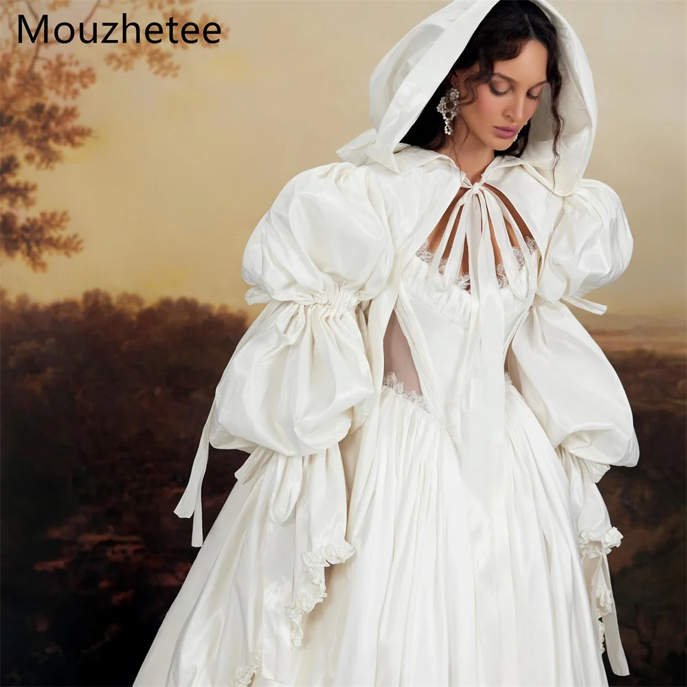 Mouzhetee A-Line Elegant Pleat Lace Long Sleeve Wedding Dresses Princess Satin Brides Gown Custom Made 2026
Mouzhetee A-Line Elegant Pleat Lace Long Sleeve Wedding Dresses Princess Satin Brides Gown Custom Made 2026