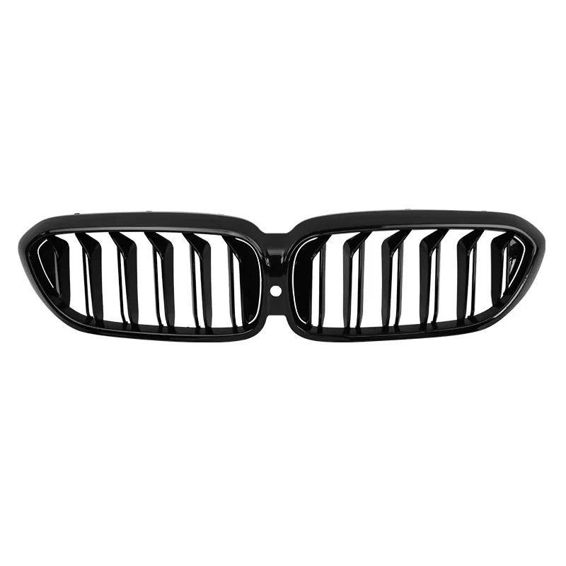 18-20 Double Black Carbon Chrome Kidney Front Bumper Grille Upgrade to LCI ABS for G30 G38 2018-2020 Auto Replacement
18-20 Double Black Carbon Chrome Kidney Front Bumper Grille Upgrade to LCI ABS for G30 G38 2018-2020 Auto Replacement
