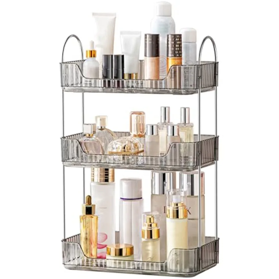 3 Tier Bathroom Organizer Countertop Makeup Perfume Tray Skincare Organizer for Bathroom Dresser Vanity Grey
3 Tier Bathroom Organizer Countertop Makeup Perfume Tray Skincare Organizer for Bathroom Dresser Vanity Grey