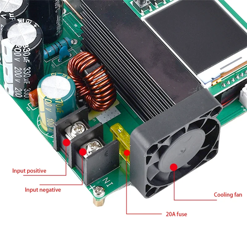 Step Up Converter Booster Digital Display Step Up Module CNC+Color Screen Display
Step Up Converter Booster Digital Display Step Up Module CNC+Color Screen Display