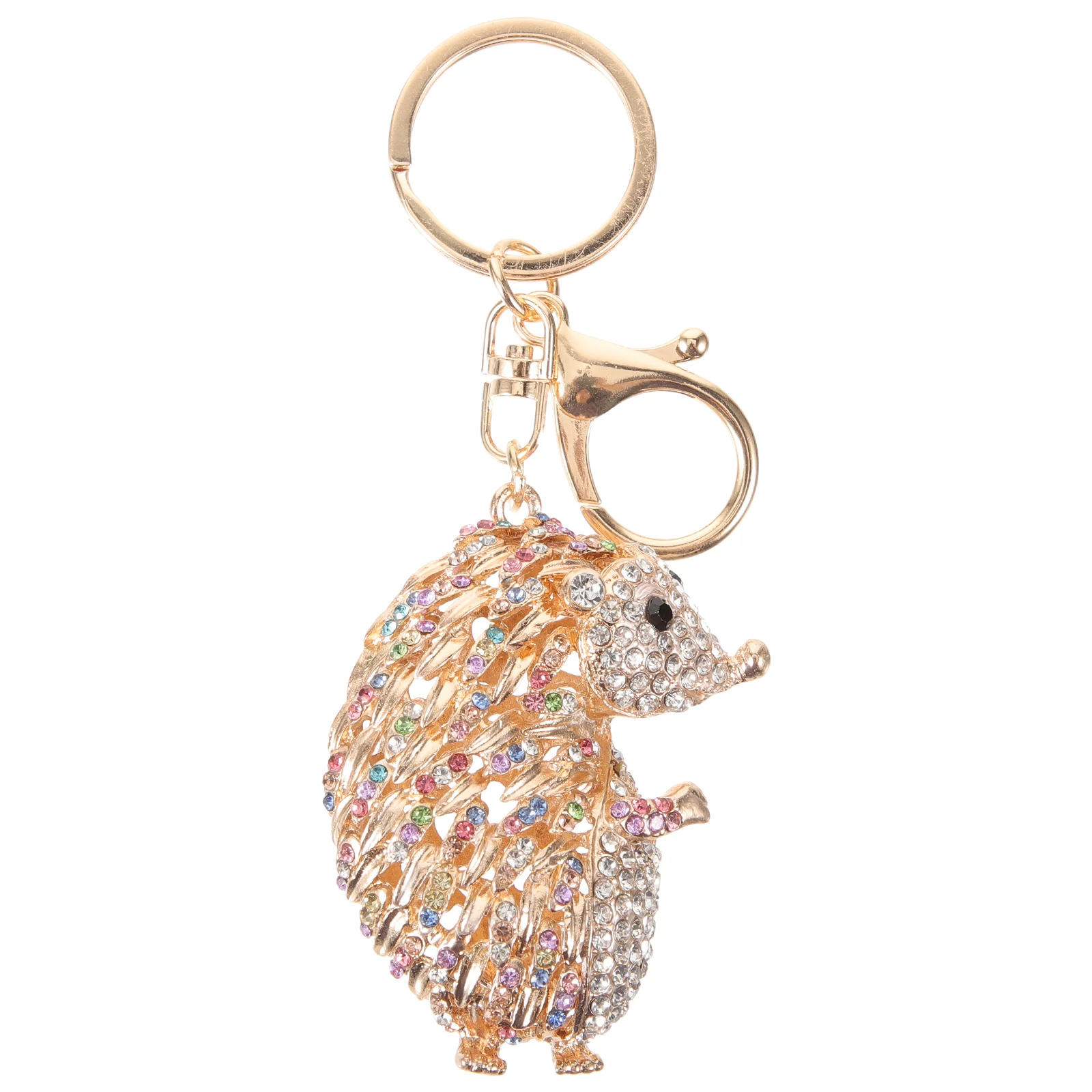 Rhinestone Decor Key Chain Pendant of The Lid Hedgehog Decorative Keychain Colorful Zinc Alloy
Rhinestone Decor Key Chain Pendant of The Lid Hedgehog Decorative Keychain Colorful Zinc Alloy