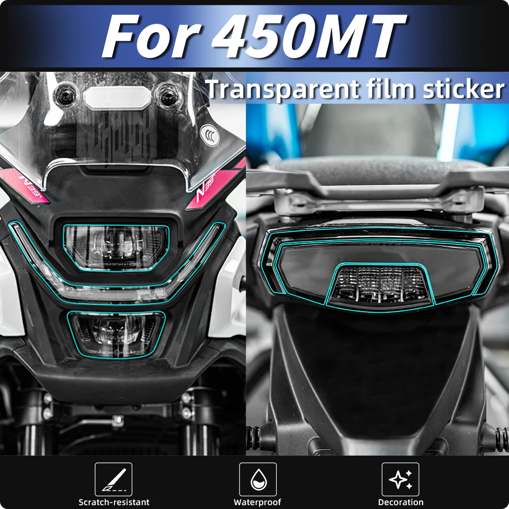 Use For CFMOTO 450MT Motorcycle Headlamp Tail Lamp Transparent Protective Film Modification Stickers Motorcycle Accessories
Use For CFMOTO 450MT Motorcycle Headlamp Tail Lamp Transparent Protective Film Modification Stickers Motorcycle Accessories