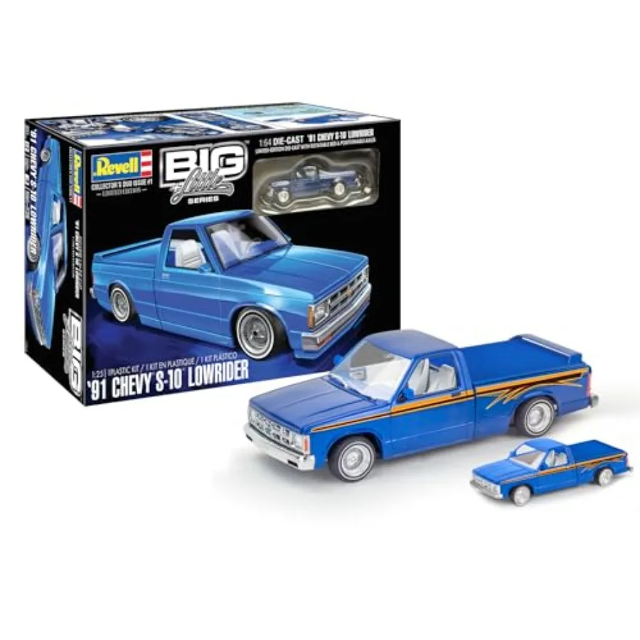 14562 1991 Chevy S-10 Lowrider Special Edition 1:25 Scale 171-Piece Skill Level 4 Model Building Kit
14562 1991 Chevy S-10 Lowrider Special Edition 1:25 Scale 171-Piece Skill Level 4 Model Building Kit