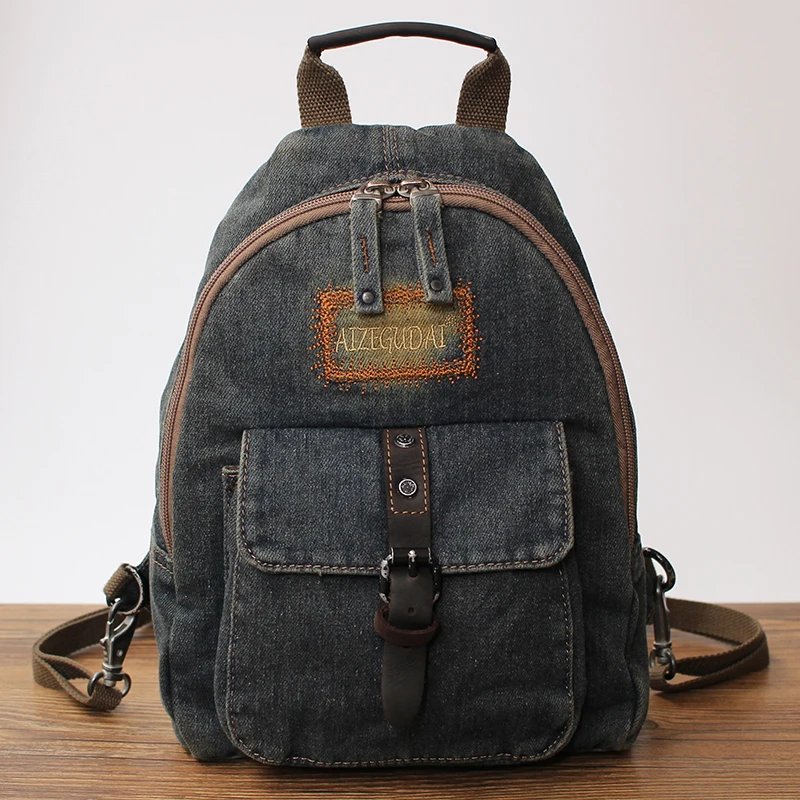 Retro Denim Summer New Women's Backpack Multi-Functional Crossbody Chest Bag Casual Rucksack Simple Fashion Canvas Zipper
Retro Denim Summer New Women's Backpack Multi-Functional Crossbody Chest Bag Casual Rucksack Simple Fashion Canvas Zipper