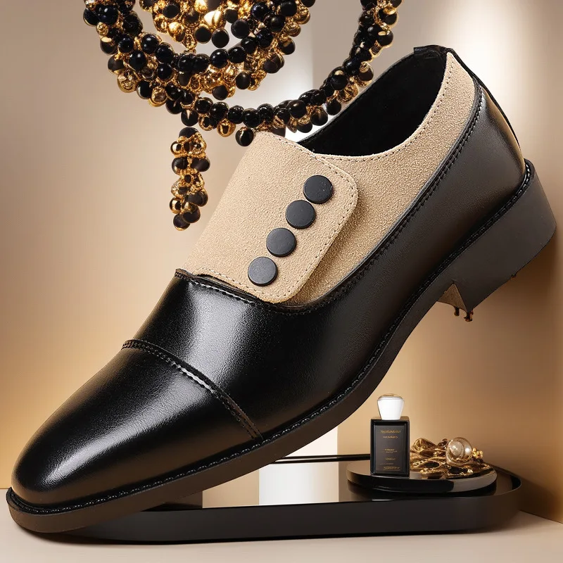 Pointed Toe Dress Shoes Men Leather Shoes Business Formal Wedding Shoes for Men Luxury High Quality Moccasins Plus Size Loafers
Pointed Toe Dress Shoes Men Leather Shoes Business Formal Wedding Shoes for Men Luxury High Quality Moccasins Plus Size Loafers