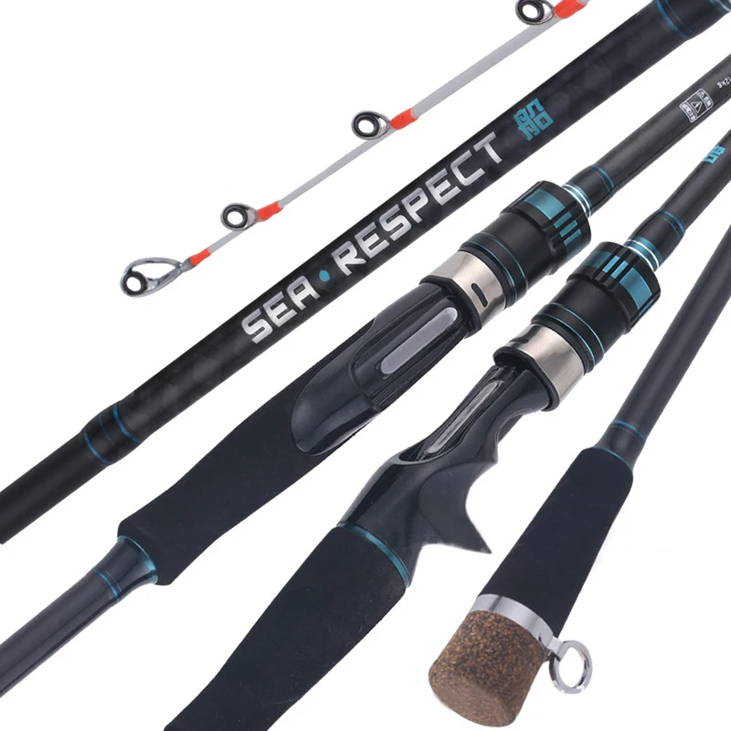 2.1m 2.4m Carbon Fiberglass Casting Fishing Rod Ultra Light Sea Bass Fishing Rod
2.1m 2.4m Carbon Fiberglass Casting Fishing Rod Ultra Light Sea Bass Fishing Rod