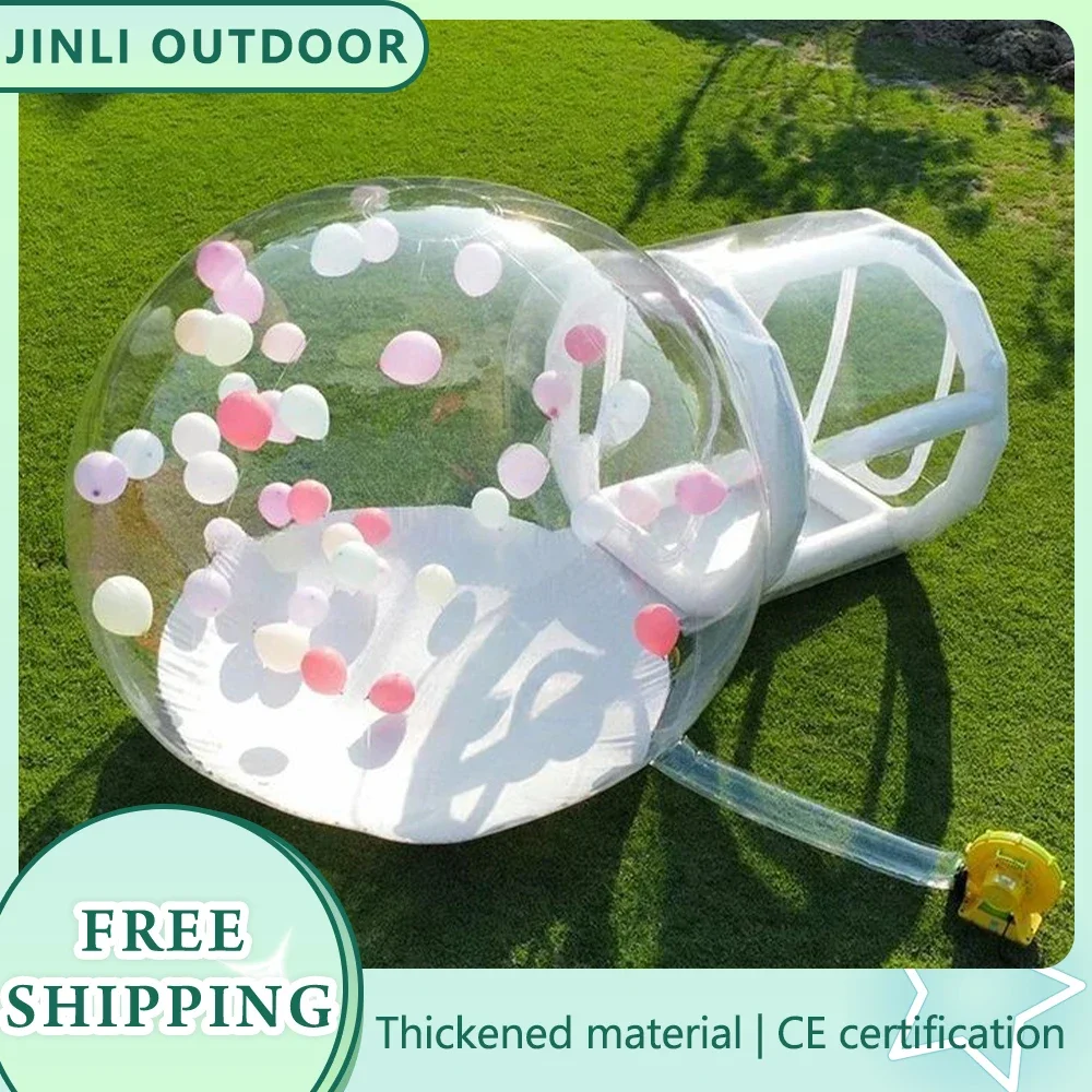 Inflatable Kids Bubble Tent Playhouse with Blower, Transparent PVC Outdoor Dome for Birthday Gifts
Inflatable Kids Bubble Tent Playhouse with Blower, Transparent PVC Outdoor Dome for Birthday Gifts
