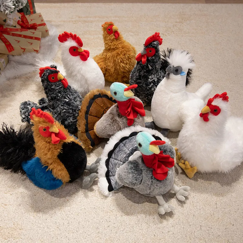 Creative Farm Animal Plush Doll Simulation Rooster Hen Black Chicken Soft Pillow Kids Appease Toy Birthday Gifts
Creative Farm Animal Plush Doll Simulation Rooster Hen Black Chicken Soft Pillow Kids Appease Toy Birthday Gifts