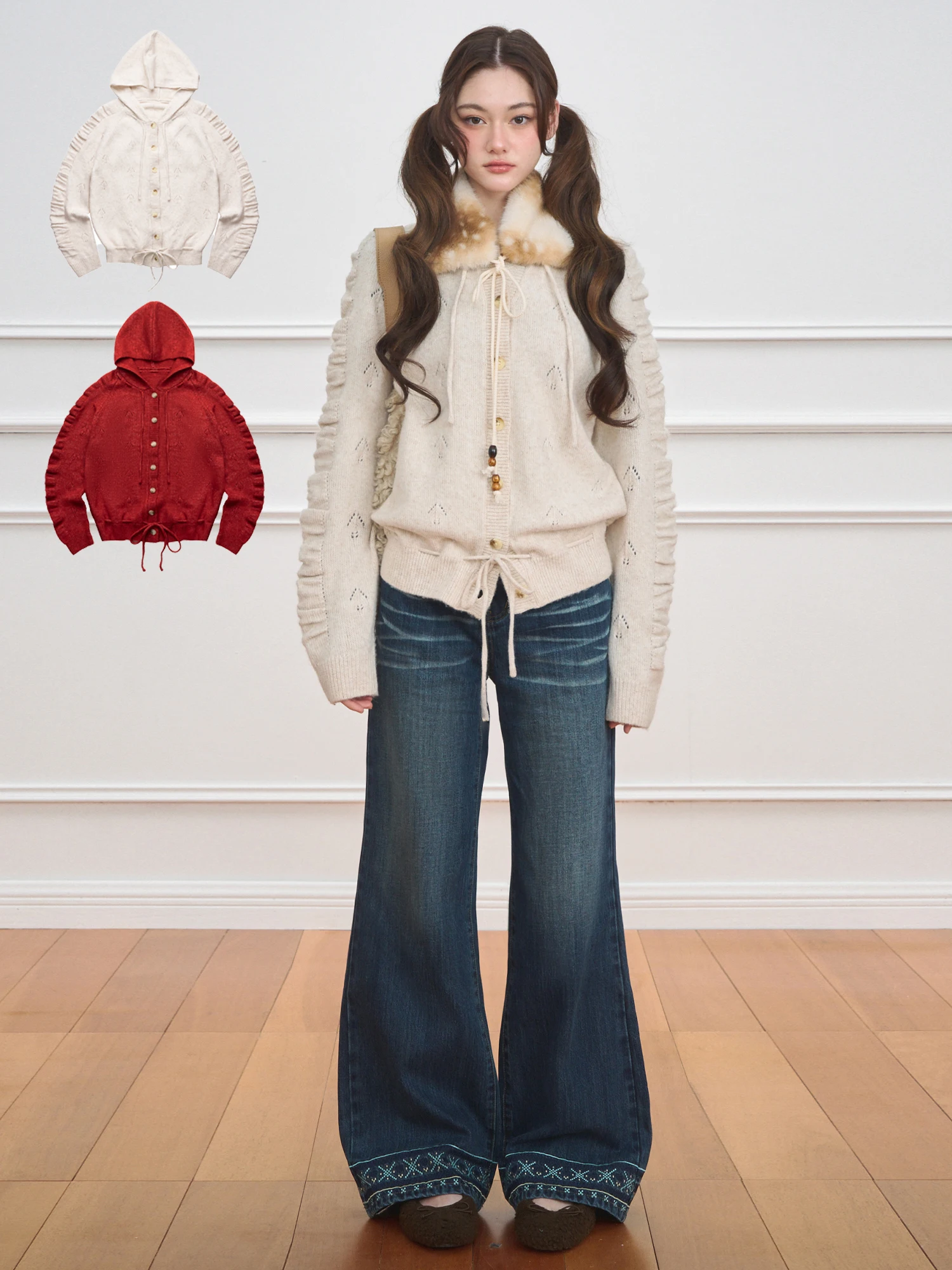 NECY Original Hooded Open Cardigan Long Sleeve Women's Top Drawstring Design Autumn Winter Slim Fit Knitted Sweater Jacket
NECY Original Hooded Open Cardigan Long Sleeve Women's Top Drawstring Design Autumn Winter Slim Fit Knitted Sweater Jacket