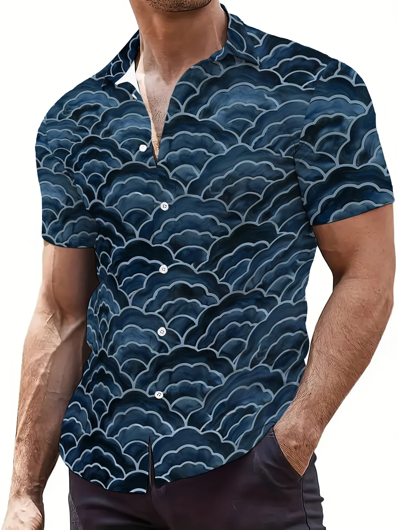 2026 Summer New Style Men's Short-Sleeved Shirt with 3D Pattern Printing - Comfortable Soft Breathable and Lightweight
2026 Summer New Style Men's Short-Sleeved Shirt with 3D Pattern Printing - Comfortable Soft Breathable and Lightweight