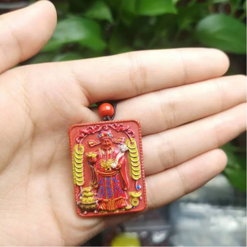 Ethnic Style Necklace Pendant Red Sand Painted Wealth Five Master Lucky Treasure Online Popular
Ethnic Style Necklace Pendant Red Sand Painted Wealth Five Master Lucky Treasure Online Popular